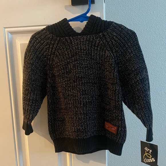NWT NEW Art Class toddler boy knit hooded sweater jacket size 18 months - Picture 2 of 9